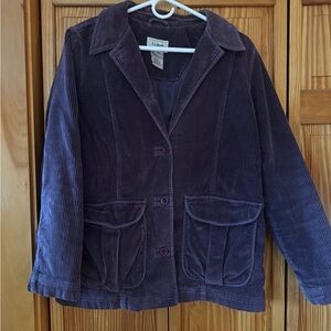 L.L. Bean corduroy button-down like new